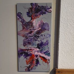 Resin8 Art original  12 x 24 in